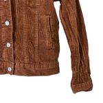 PacSun Corduroy Cropped Jacket Womens XS Brown Corduroy Western Rustic Outdoorsy Photo 2
