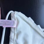 Victoria's Secret RARE VTG  Bikini M/L White Ruffle Y2K Swim Set Photo 6