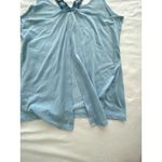 Nike  Womens Blue Lightweight Open Back Running Tank Size Medium Photo 3