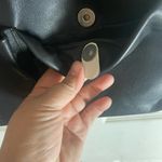 Perlina Dark Leather Hobo Bag Photo 7