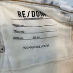 RE/DONE  Womens Tie Dye 90’s High-Rise Loose Straight Leg Jeans Acid Wash Size 25 Photo 7