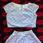 Bonne Chance collections baby blue polka dot two piece set S Photo 1