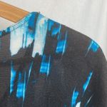 Derek Lam  Blue & Black Print Short Sleeve Tee T Shirt Top M Photo 4