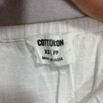 Cotton On A Line Dress Women XS/PP Short Sleeve V Neck Button Front Photo 1