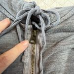 Lucky Brand Y2K  Sweatsuit Open Back Terry Velvet Soft Gray Size Small Cuffed Photo 11