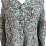 Oversized confetti cardigan fairy sweater Size Medium Blue Photo 1
