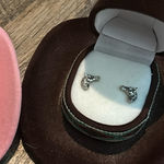 AWST Int'l Horse Head Earrings‎ w/Brown Cowboy Hat Gift Box NEW Pink Photo 0