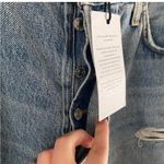 RE/DONE  Distressed Low Slung Crop Rigid Jeans New Size 30 Photo 4