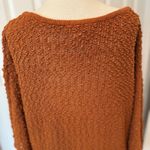 Soft Surroundings Sweater Women’s 1X Burnt Orange Chunky Open Knit Lagenlook Photo 3