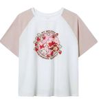 Torrid Strawberry Shortcake x My Melody Cotton Crop Raglan Tee Photo 0