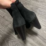 Frye Madeline Short Black Suede Leather Southwestern Heeled Ankle Bootie, sz 9 Photo 14
