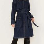 Anthropologie Unpublished Denim Sukie Denim Duster Coat Size Small Photo 1
