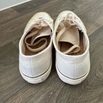 Superga RARE Organic Cotton Cream Canvas Lace-Up Sneakers Photo 3