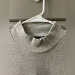 Abercrombie & Fitch A&F Mock Neck Ribbed Bodycon Grey Dress XL Photo 6