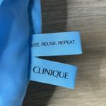 Clinique  Bubble Cosmetic Bag Pouch Blue Purple Pink Geometric Makeup Travel Photo 5