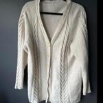 Cozy Cable Angora Blend Knit Cardigan Photo 1