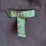 Lauren Ralph Lauren Women’s Black Cotton Ribbed Jacket Size Large Photo 3