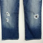 BKE  Buckle Stella Crop Capri Jeans Sz 27 Whisker Distressed Photo 8