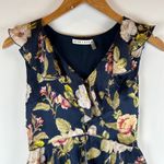 Alice + Olivia Floral Print Silk Blend Ruffle Peplum Top Womens Size 0 Photo 5