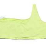 Good American Scuba Hot One Shoulder Bikini Top Key Lime Green 2 US M Photo 2