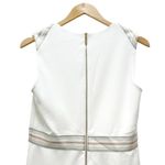 Calvin Klein NWT Off White Ribbon-Trim A-Line Knee Length Dress Women’s Size 6 Photo 6