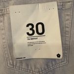 RE/DONE REDONE Originals 70s Bootcut Coated Quartz Women’s  Light Grey Jeans Size 30 Photo 7