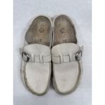 Birkenstock ‎ Leather Clogs Mules Buckle Slides Neutral Size 40 US 9 Photo 2