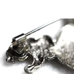 Source Unknown Rare Vintage 1930's Sterling Silver Poodle Show Dog (In Family 95 Yrs.) Brooch Photo 3