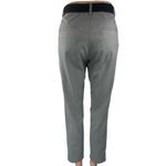 ZARA Women's Gray High Waist Straight Tapered Leg Trousers Dress Pants Size S Photo 2