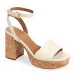 Nordstrom NEW  Ansel Cork Platform Ankle Strap Sandals size 10 Photo 0
