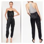 Cami NYC NWT Elsie Silk Cargo Pants XXS Black Photo 1