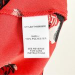 VICI Rendezvous Red Floral Deep Balloon sleeve Peplum Blouse Photo 12