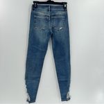 Free People About A Girl Distressed Stretch Jeans high rise size 24 NWT Photo 1