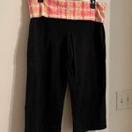 Victoria’s secret PINK yoga legging capris size L with silver dog detail Size L Photo 0
