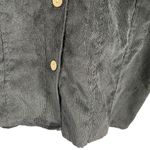 Vintage Women’s Italian Corduroy Shirt Jacket in Black One Size Size undefined Photo 2