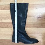 BORN Shaunie Black Leather Knee High Riding Boot Low Heel Fall Winter Size 6.5 Black Photo 14