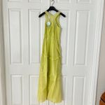 NWT SUBOO Silk Blend Maxi Dress Yellow Green Size XS Sleeveless Photo 1