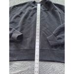 Lululemon  Sweatshirt Womens Black Fleece Perfectly Oversized Softstreme Sz 4 Photo 9