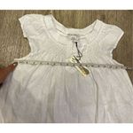 Telluride Clothing Co. White Baby Doll Top Medium New Photo 3
