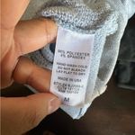 By Together  Light Blue Knit Cropped Boxy Henley Sweater M Photo 4