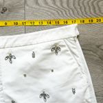 Michael Kors  Rhinestone Skort Shorts‎ Embellished White Size 14 Photo 7