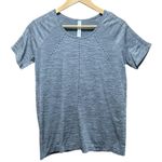 Athleta  Foothill Short Sleeve Heather Grey Tee Size Medium Photo 2