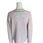 J.Crew  - Marled Sweater Lady Jacket Pink Multi Knit Cardigan Sz L Photo 5