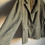 Madewell NEW  Oversized Knit Blazer in Houndstooth Photo 7