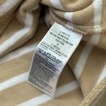 Gap NWT Towel Terry Boxy Cropped Tee in Neutral Stripe | Large Petite Photo 4