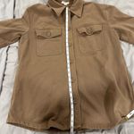 Good American  Oversize Fleece‎ Shirt Jacket Size 1/2 Photo 6