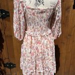 Supernatural by Secret Mission Floral Mini Dress Size S Small Boho Dress Ruffles Multiple Photo 3