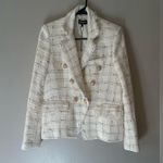 Generation Love NWT Generational Love Eliza Windowpane Tweed Blazer Photo 1