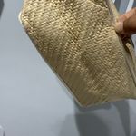 Dolce & Gabbana Dolce Gabbana Light Blue Woven Straw Weave Tote Bag Shoulder Fragrance Purse New Photo 3