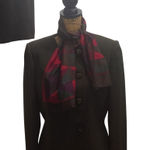 Kasper Petite Dress Suit Set Blazer Skirt Olive Green Business Career Size 10 Photo 1